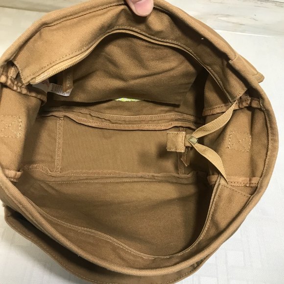 American Girl Doll Leah Clark Brown Canvas Messenger Bag Backpack Brown Canvas - Picture 14 of 16